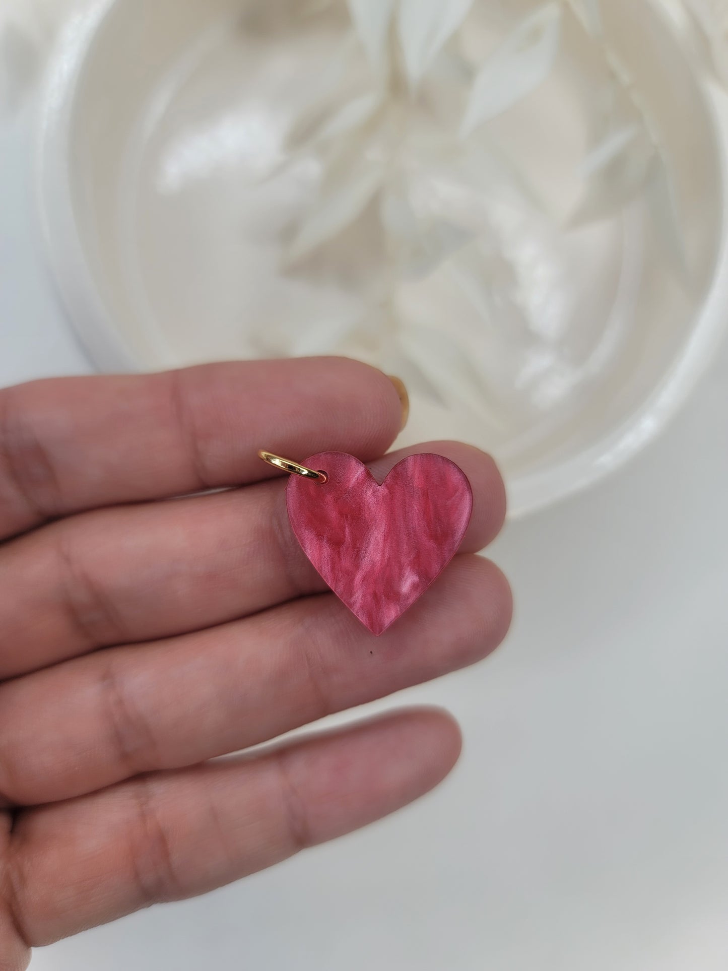 Acrylic Hearts Small ♡