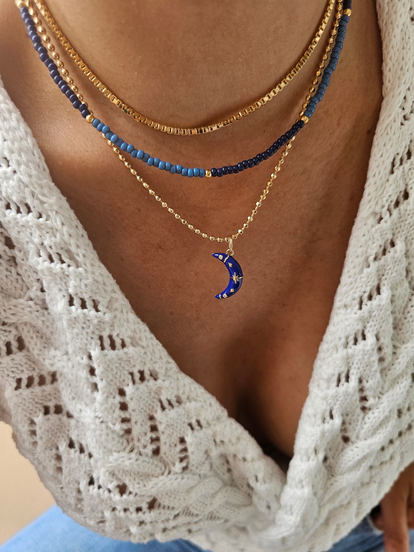 Blue Moon Charm