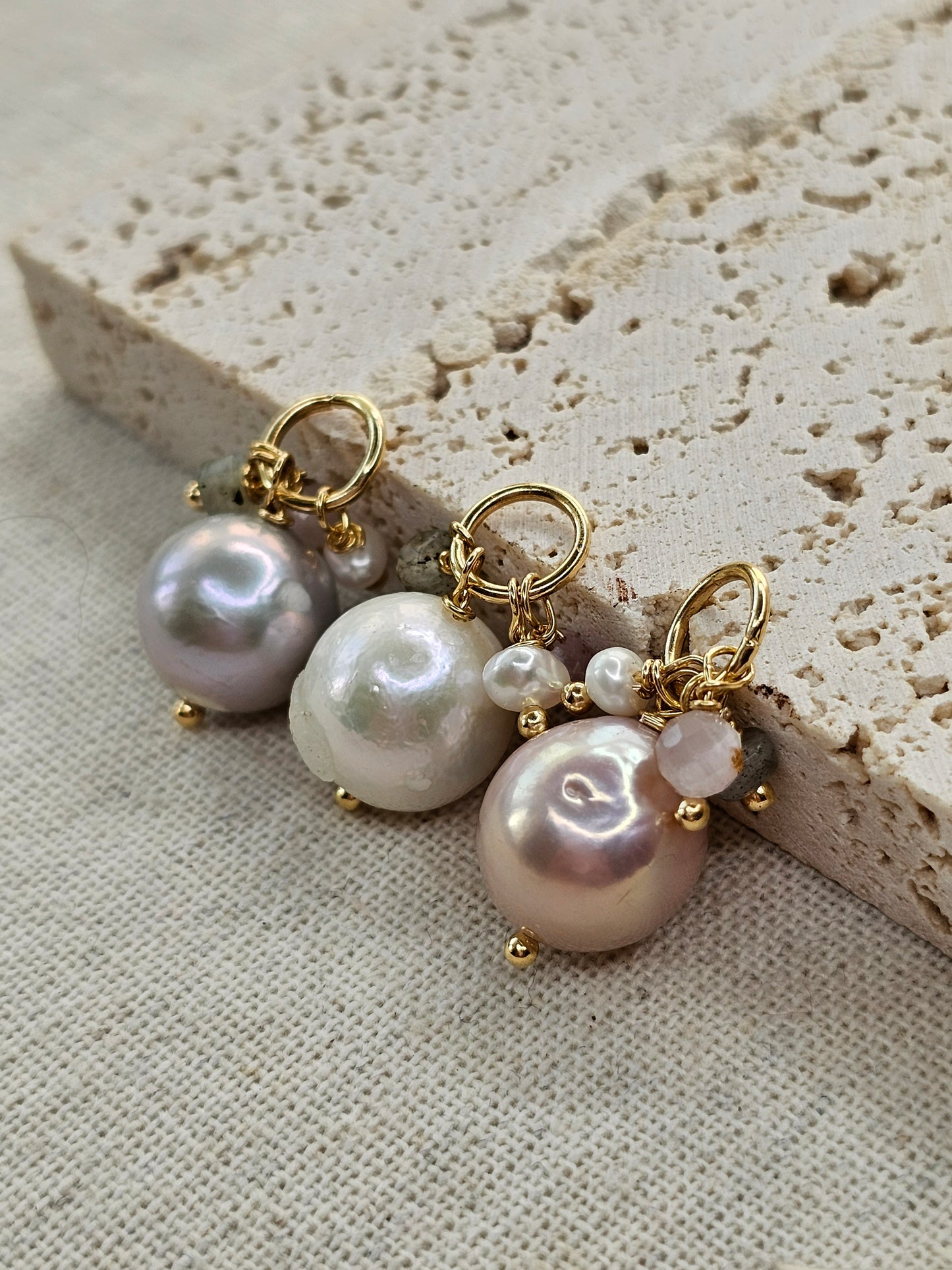 Ivy Pearls Charm