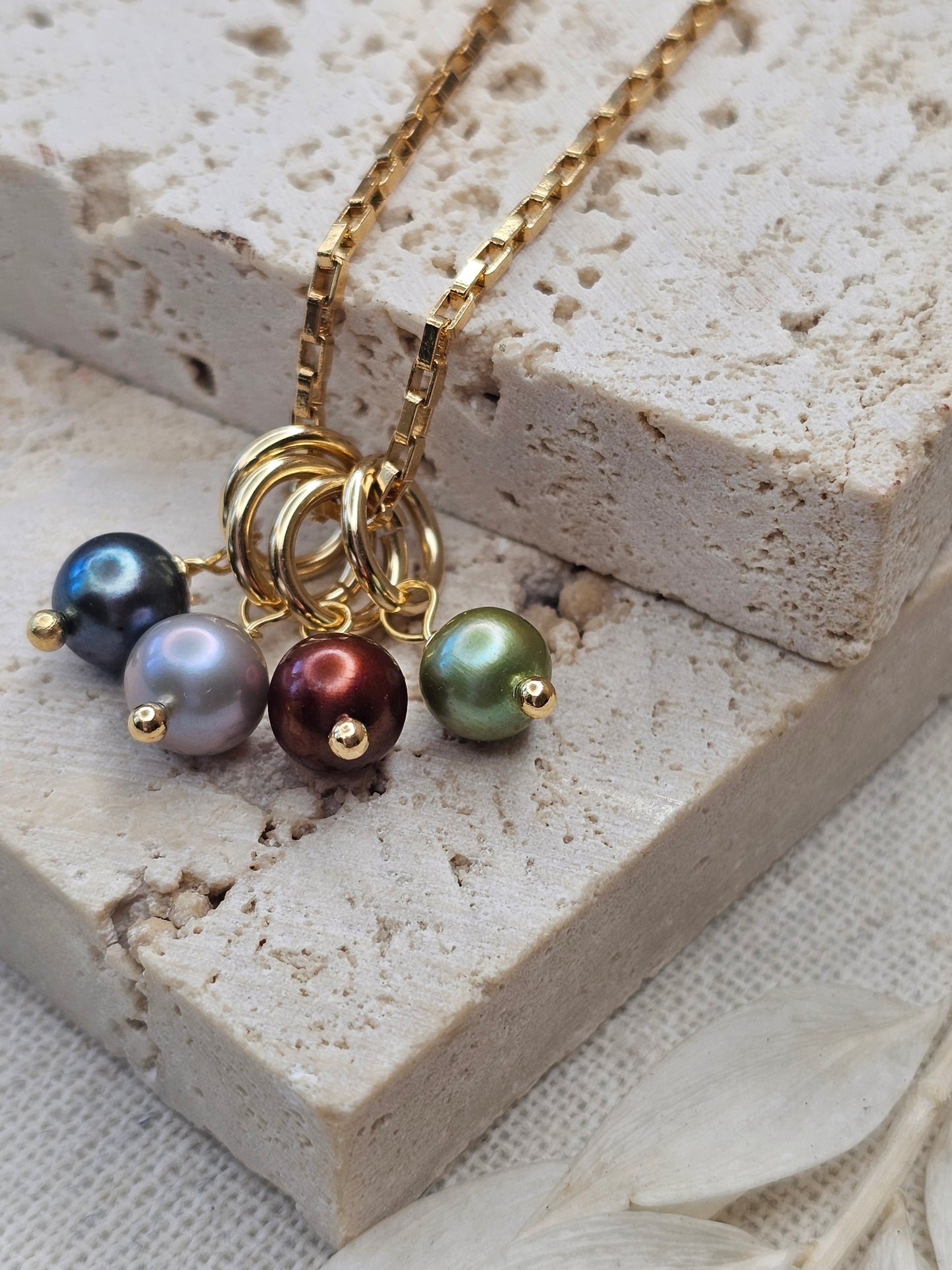 Fall Pearl Charms