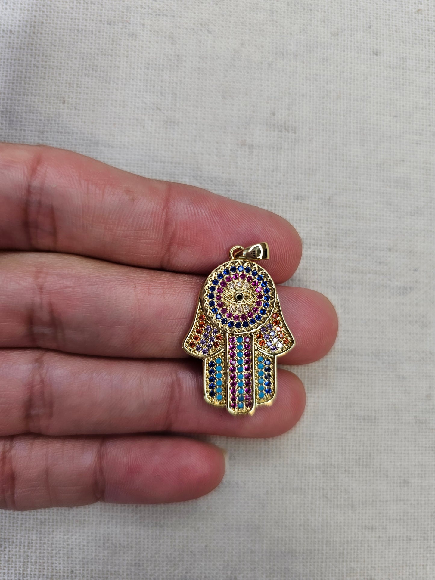 Multicolor Hamsa