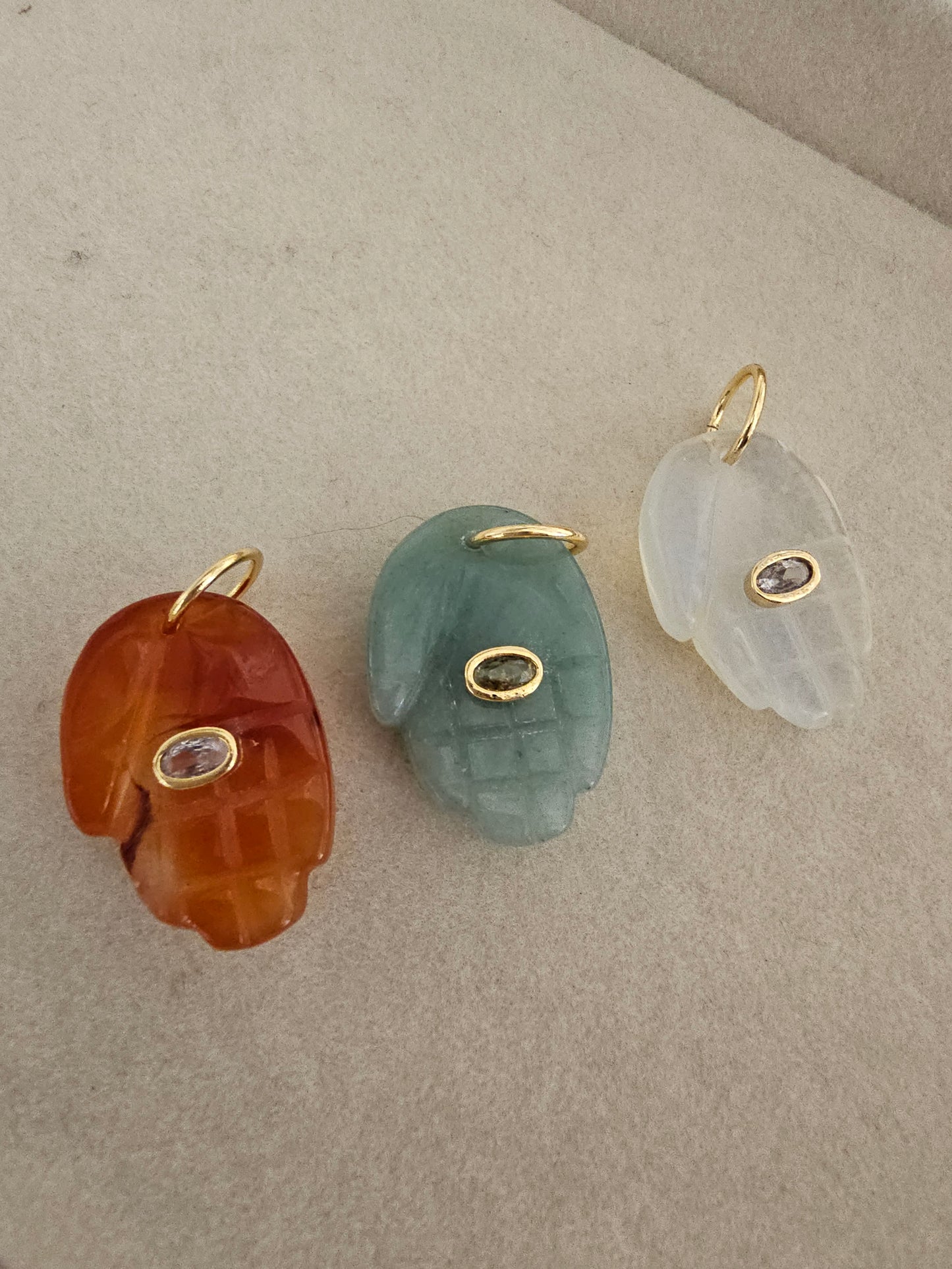Natural Stones Hand Pendants