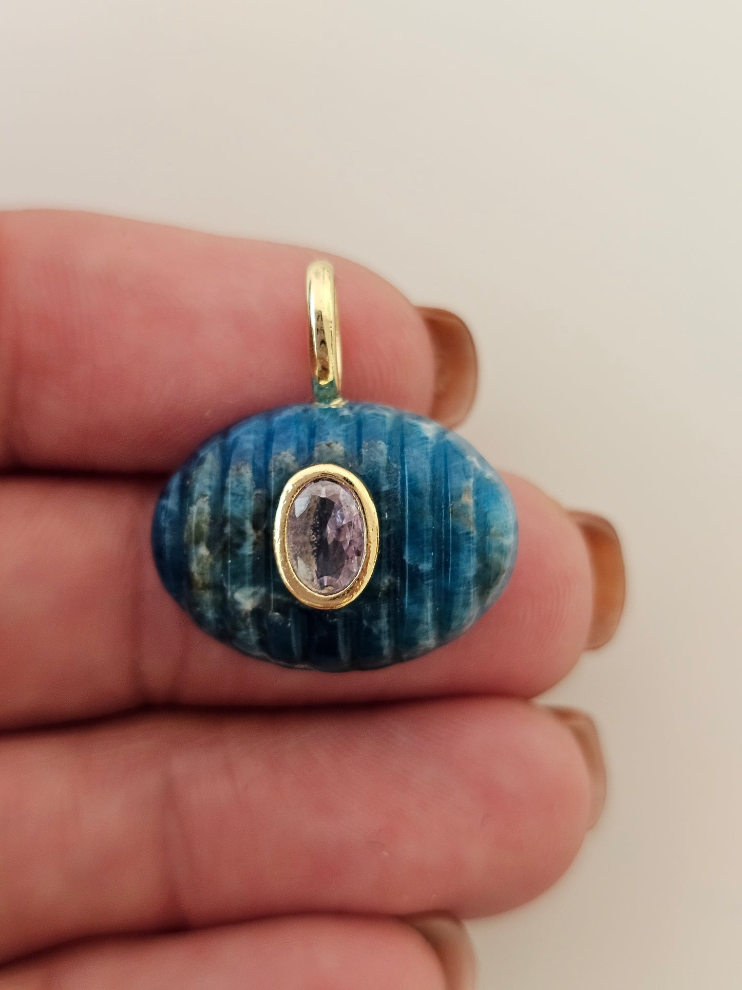 Texture Gem Pendant