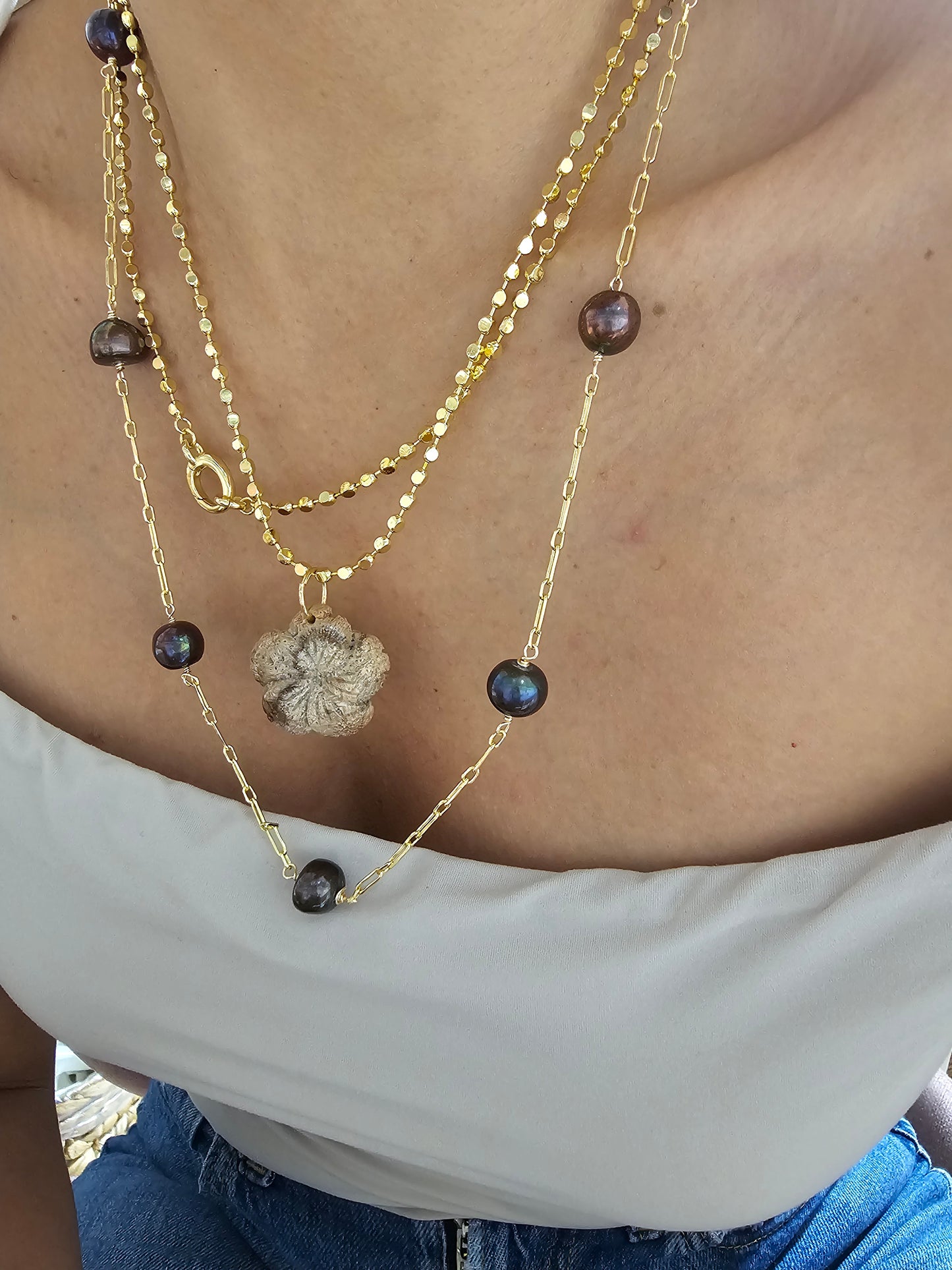 Kaela Pearls Chain