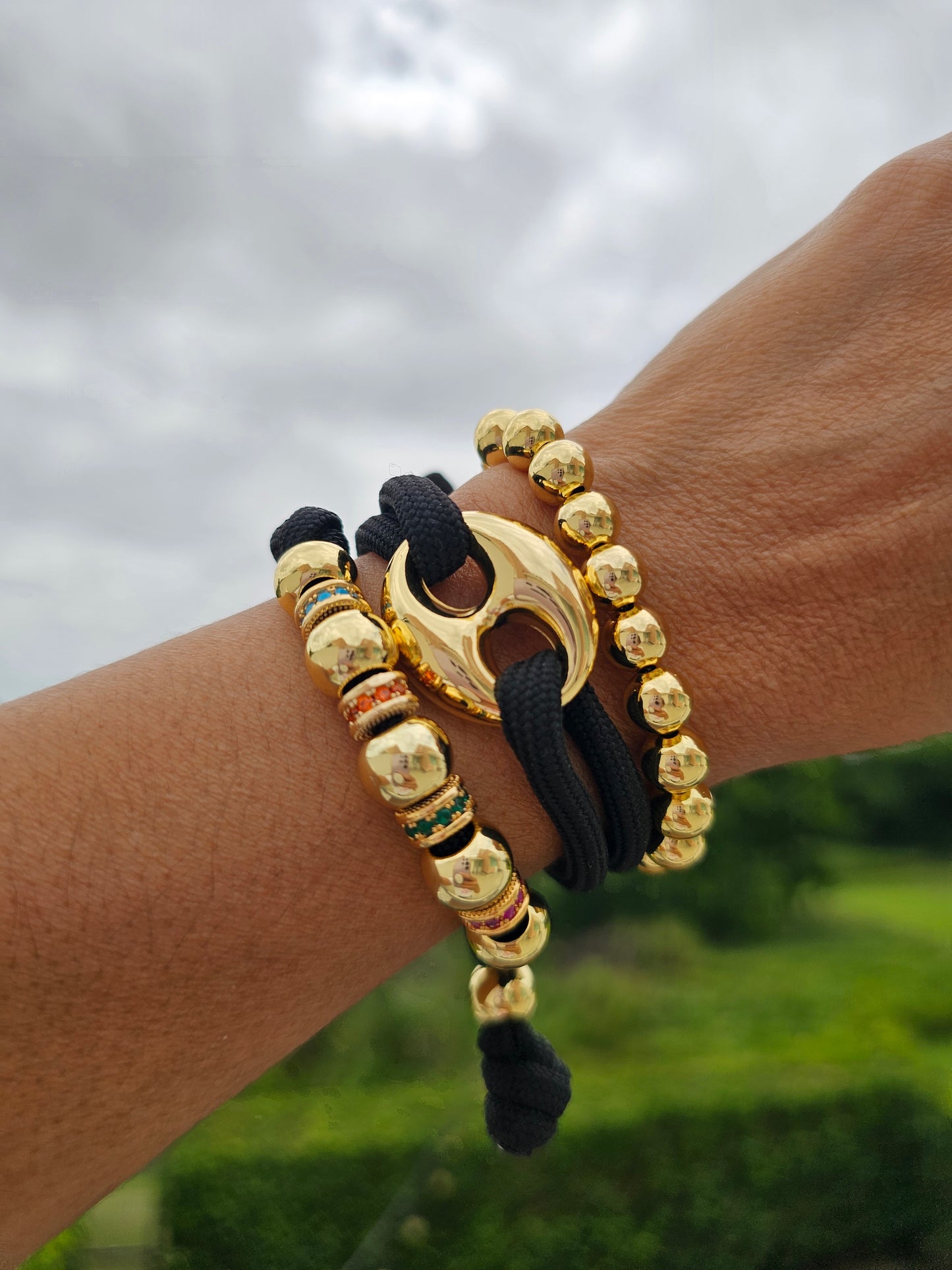 Mariner Black Cord Bracelet