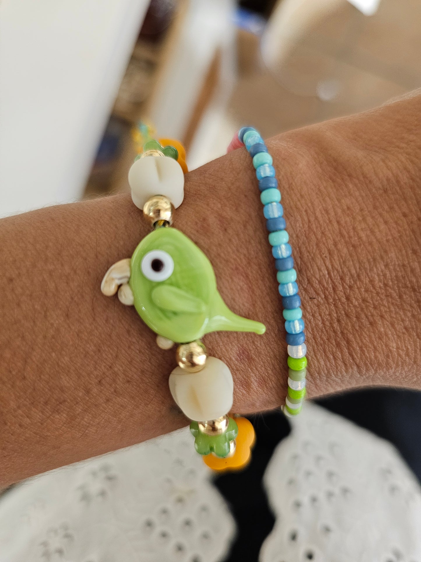 Rainforest Parrot Bracelet