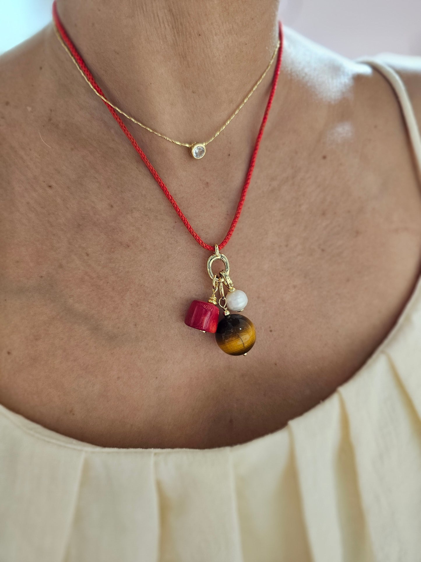 Tiger Eye Charm
