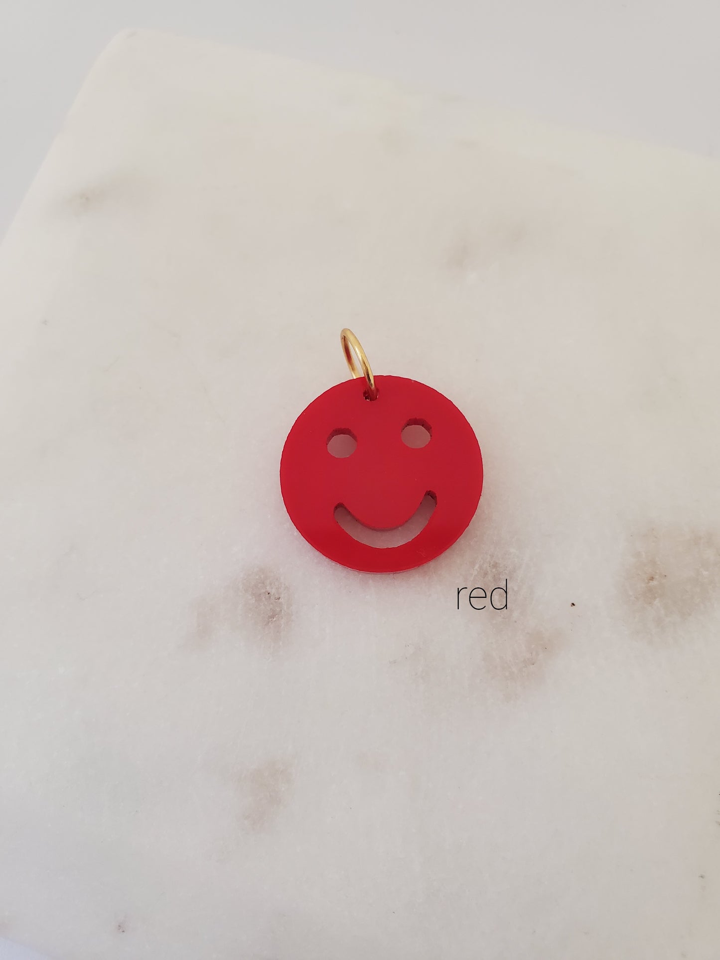 Acrylic • Happy face