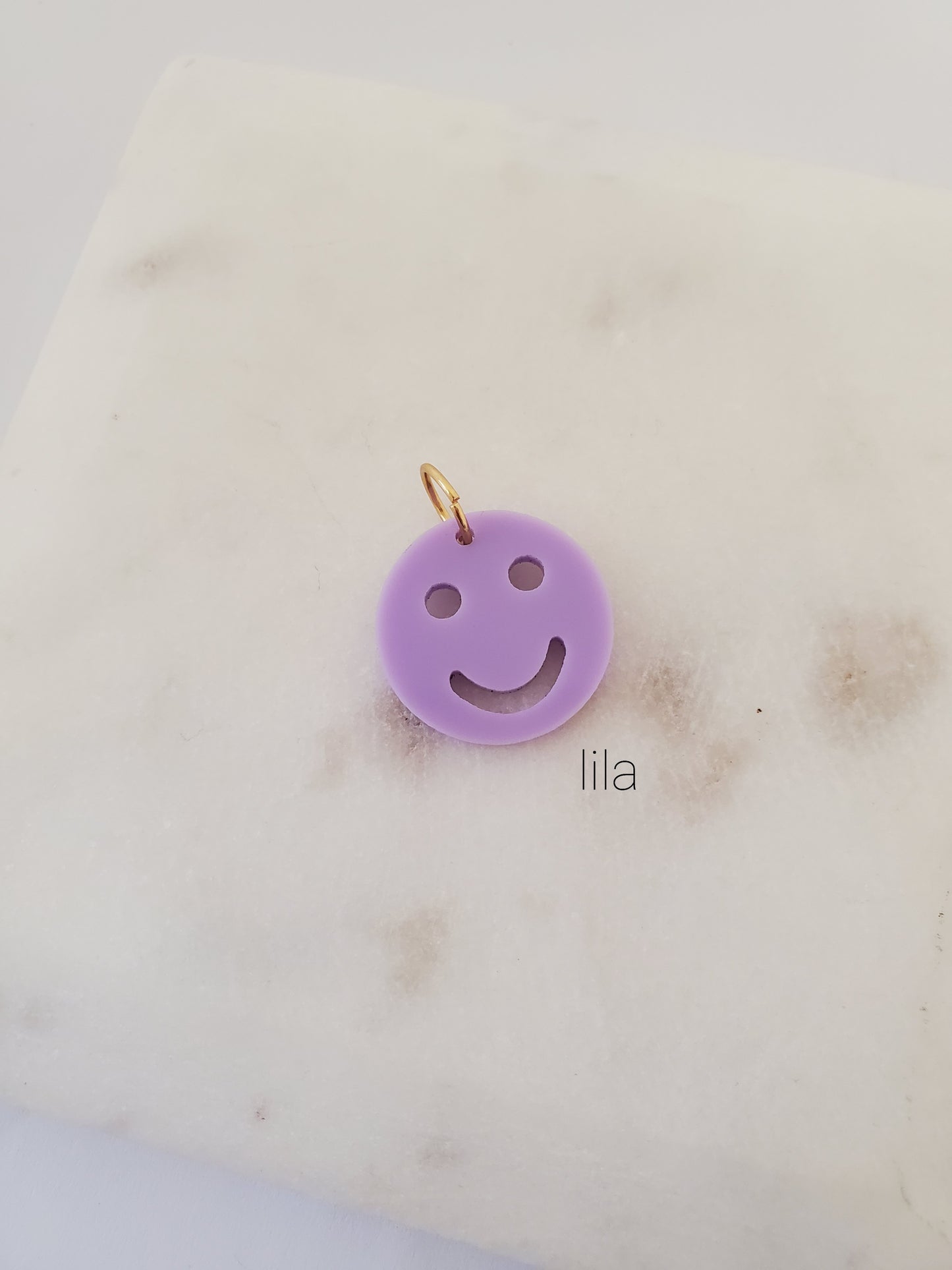 Acrylic • Happy face