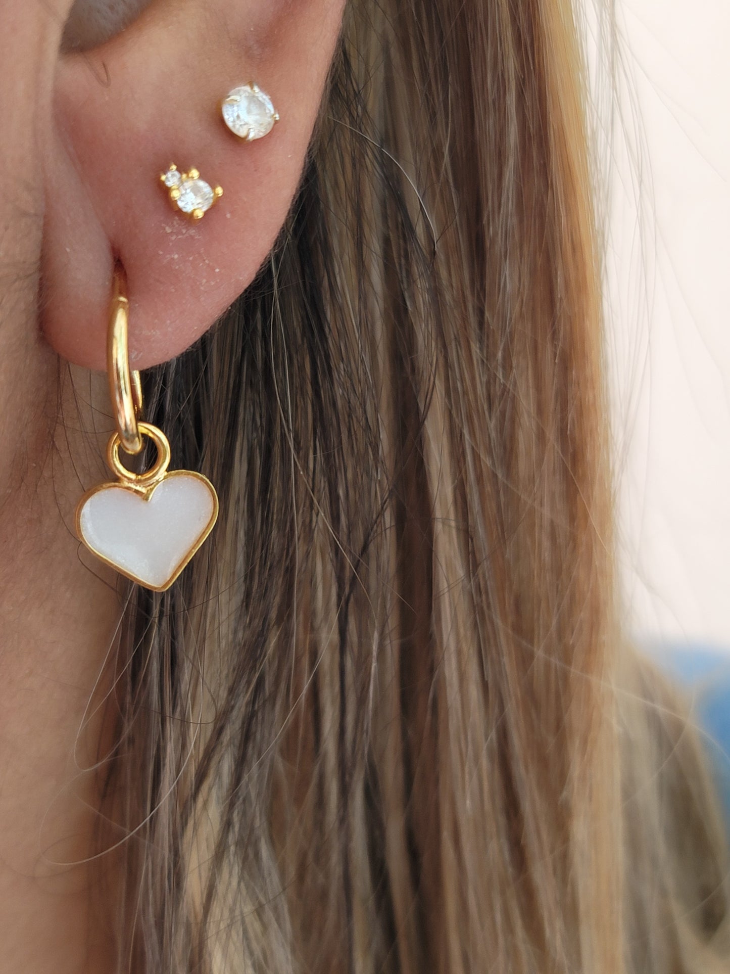 Mini Heart Earrings