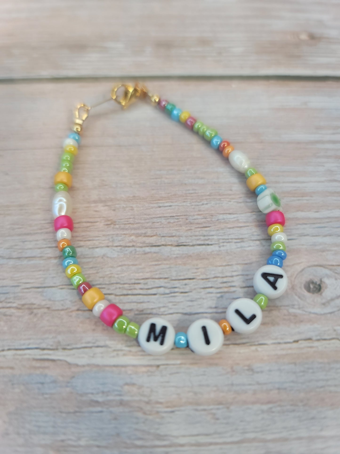Personalized Multicolor Bracelwt
