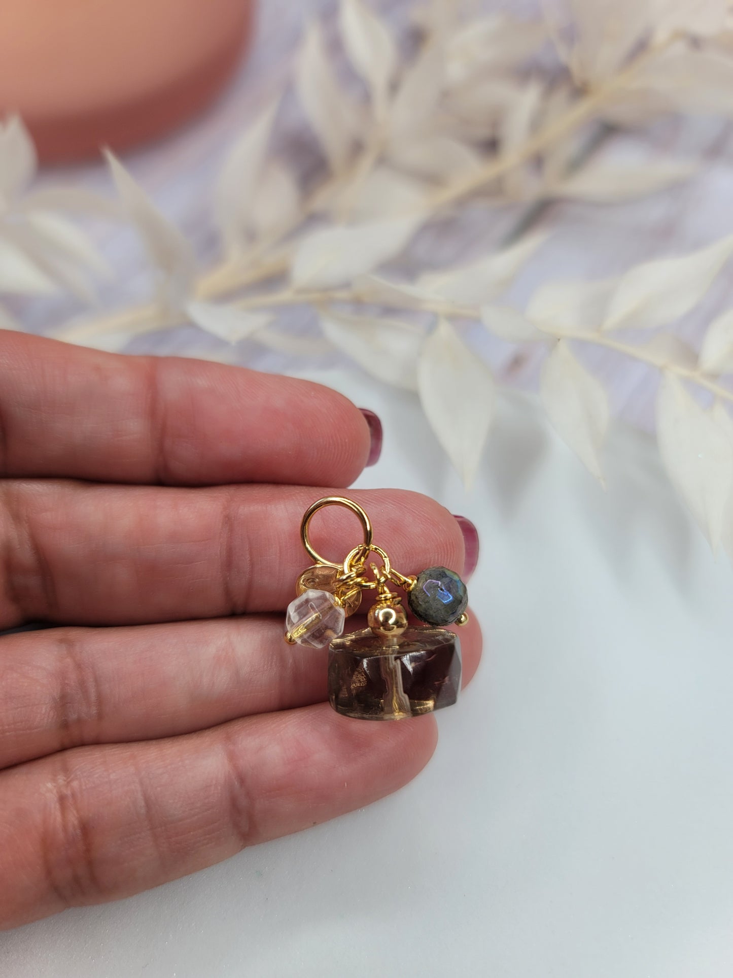 Smoky Quartz Charm 2.0
