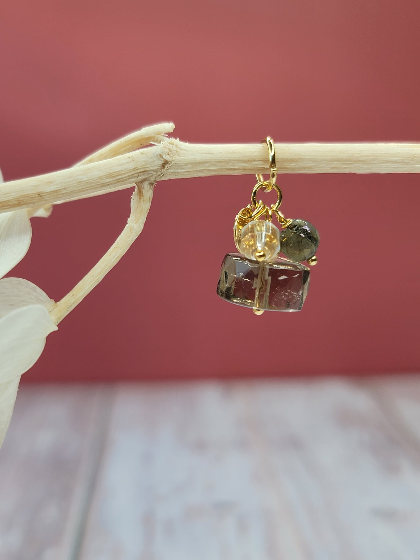 Smoky Quartz Charm 2.0
