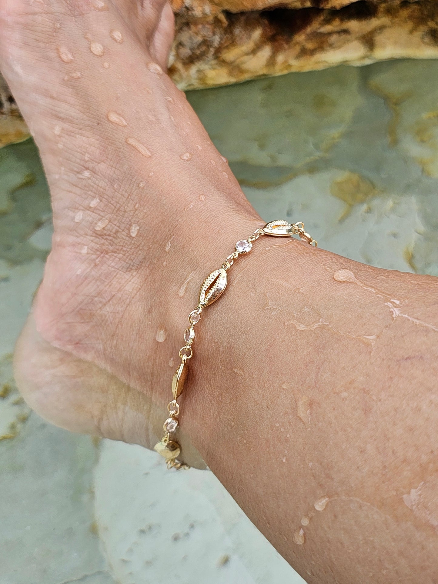 Cowrie Anklet
