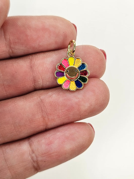 Enamel Happy Flower