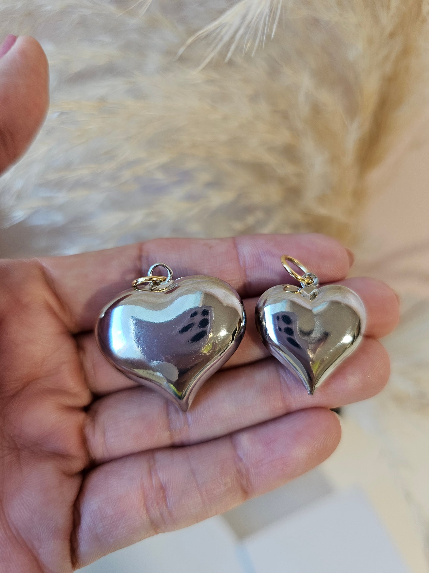 Bold Silver Heart