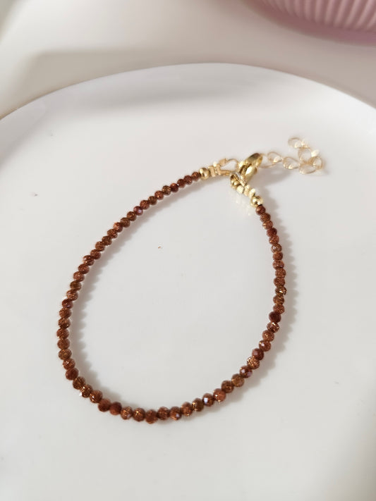 Gold Stone Bracelet