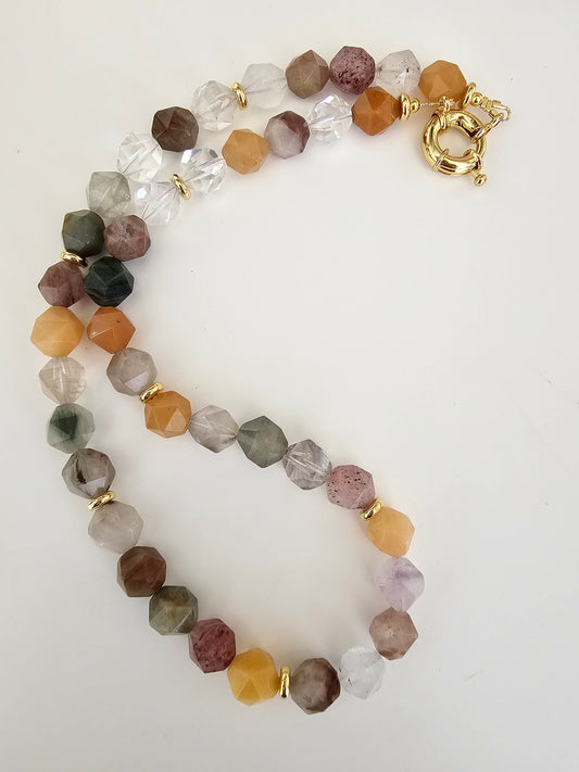 Faceted Rutilated Quartz