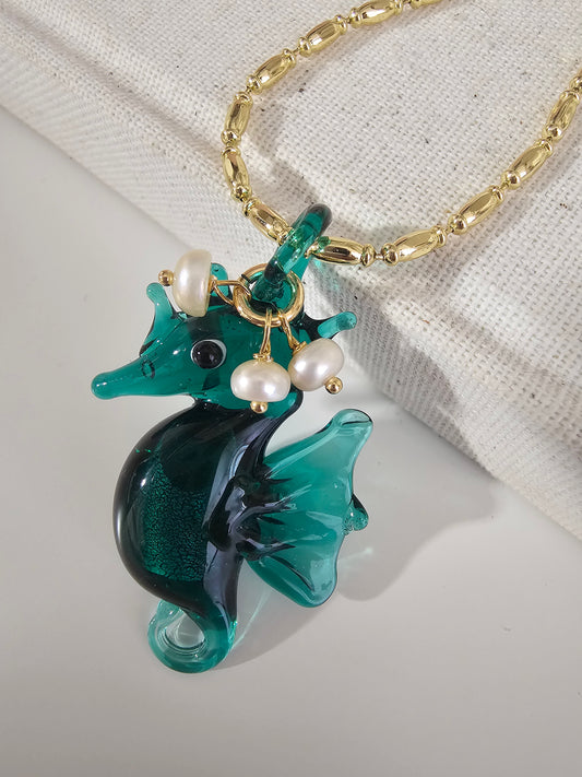Big-belly Seahorse Green (chain)