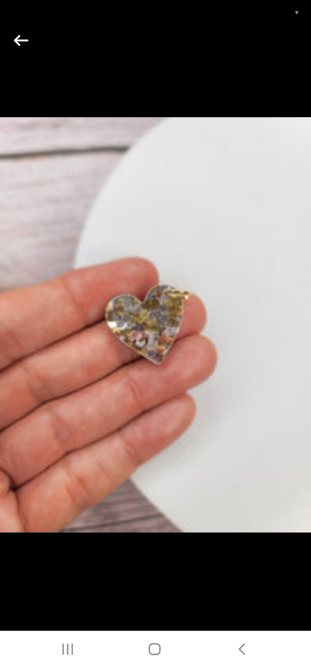Acrylic Hearts Small ♡