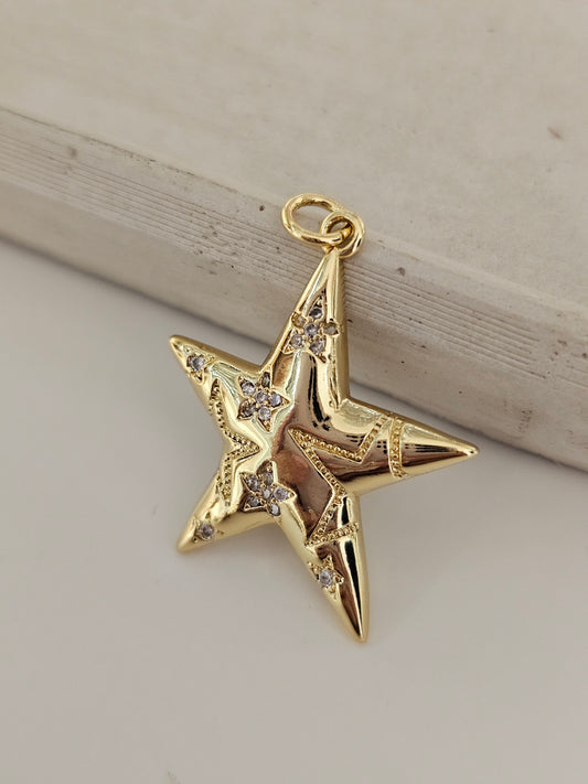 Follow your star Charm