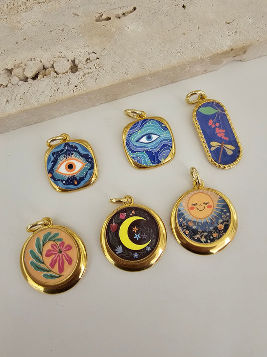 Enamel Charms