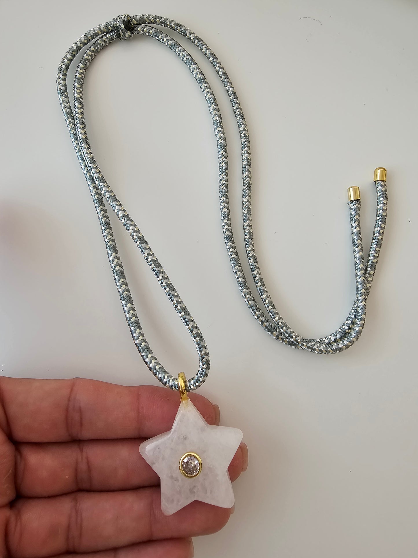 Quartz Star Necklace