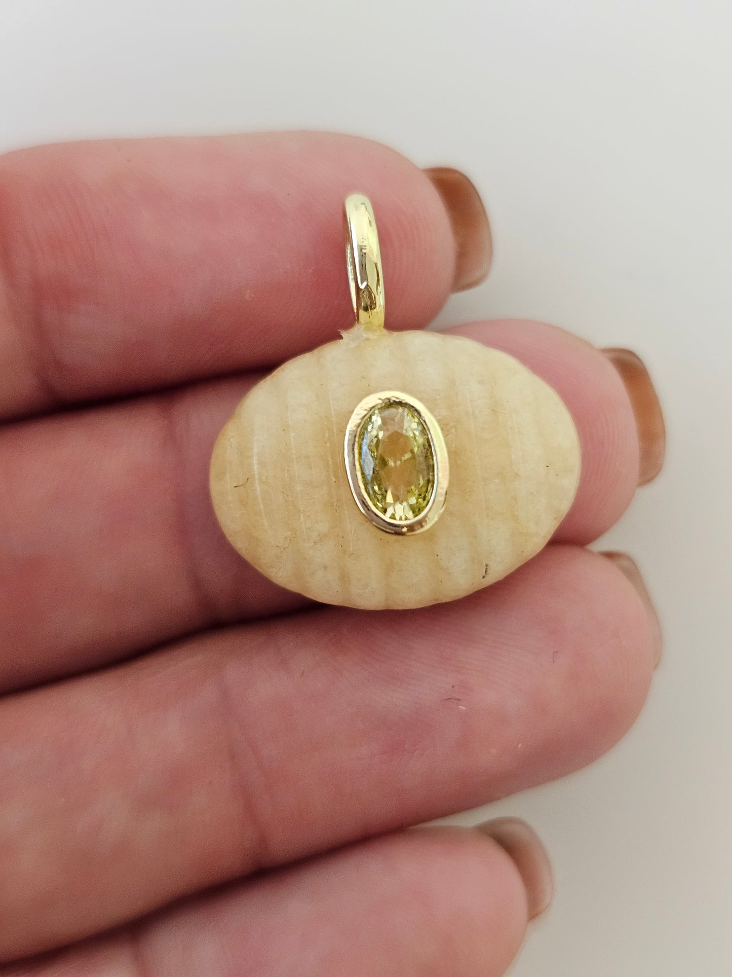 Texture Gem Pendant