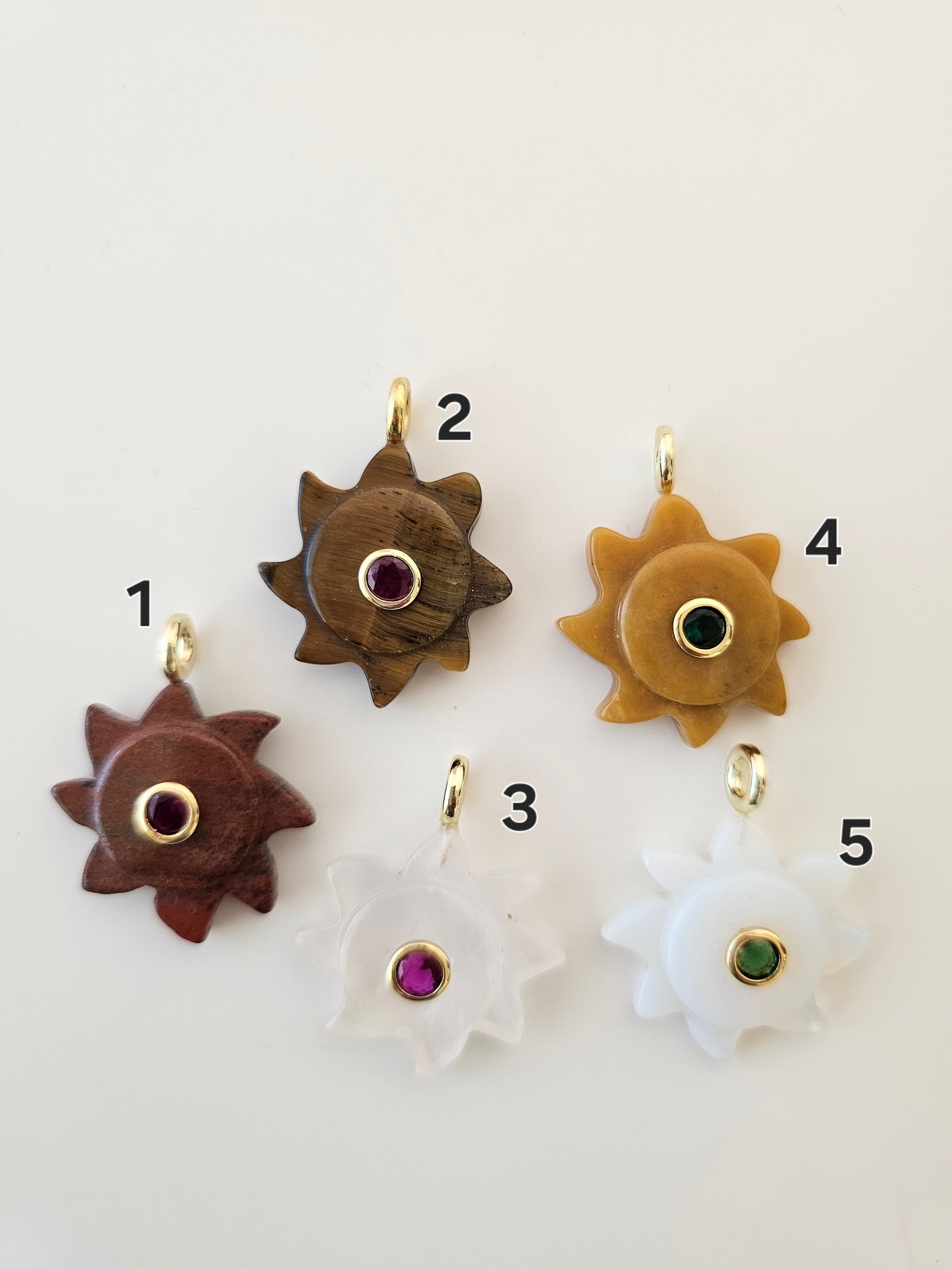 Gem Sun Pendant