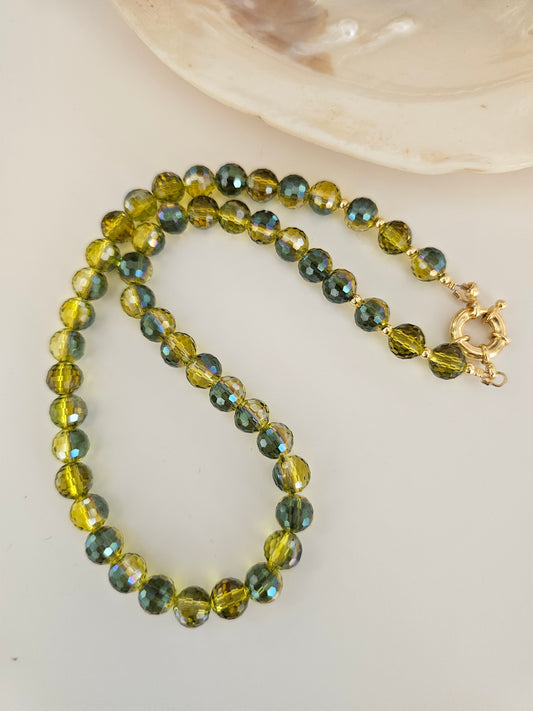 Peonias Green 8mm