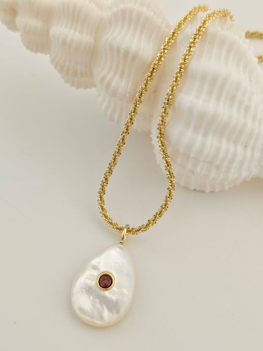 MOP Garnet Drop