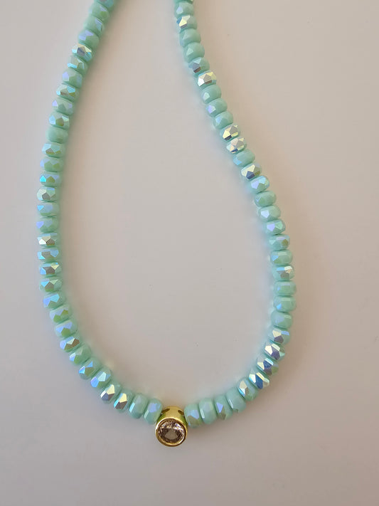 Crystal Green Aqua Zircon