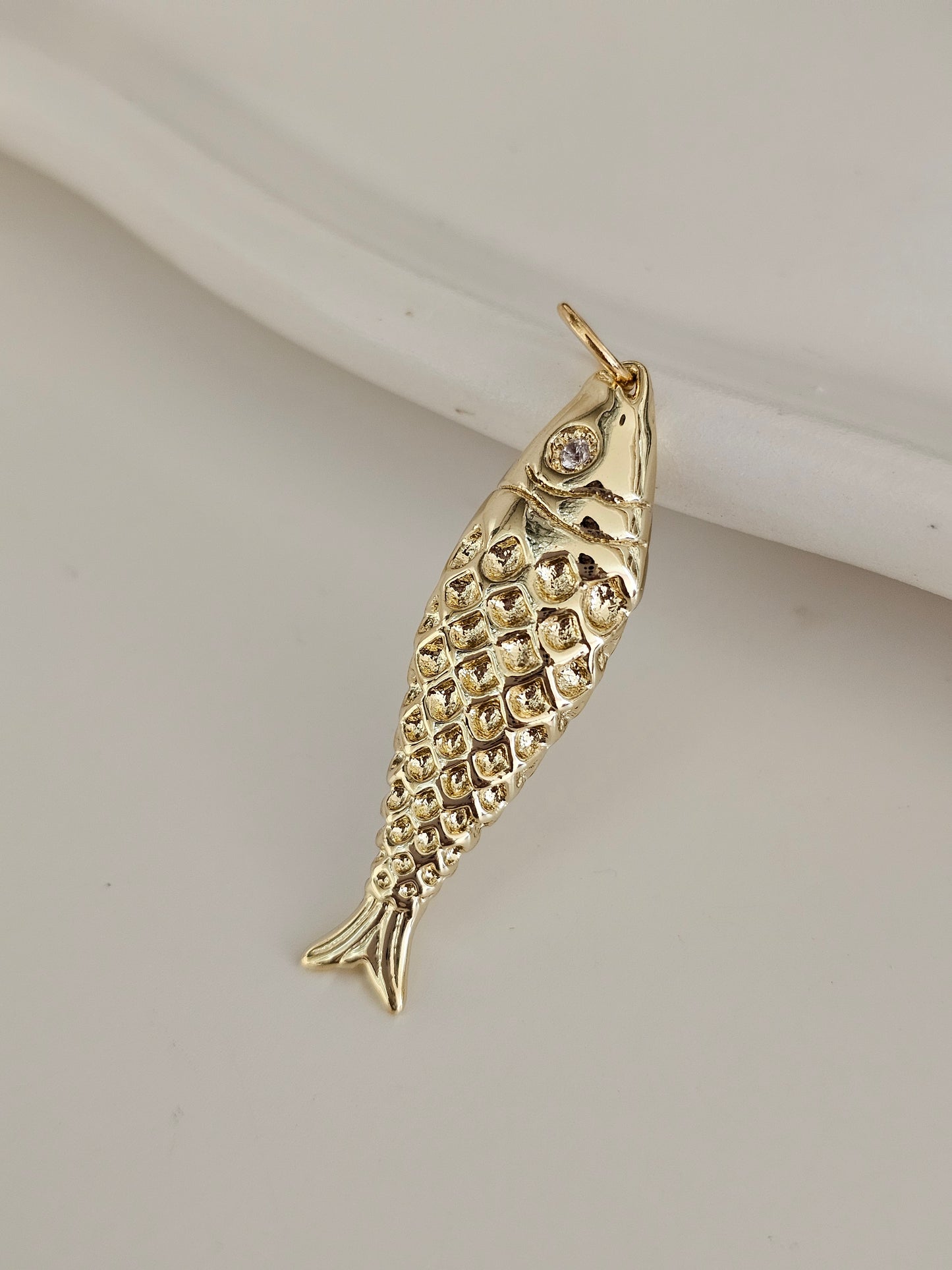 Marlin gold  pendant