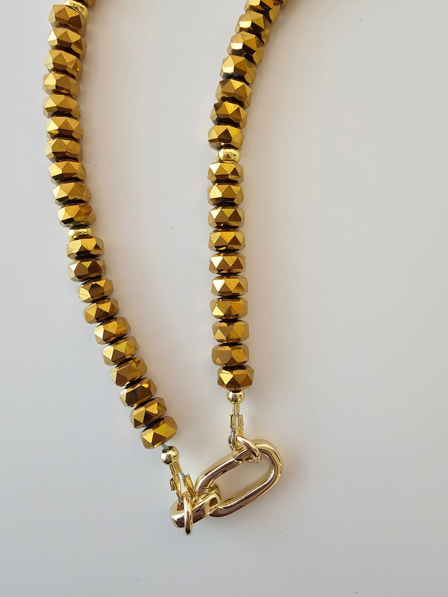 Crystal Golden Carabiner
