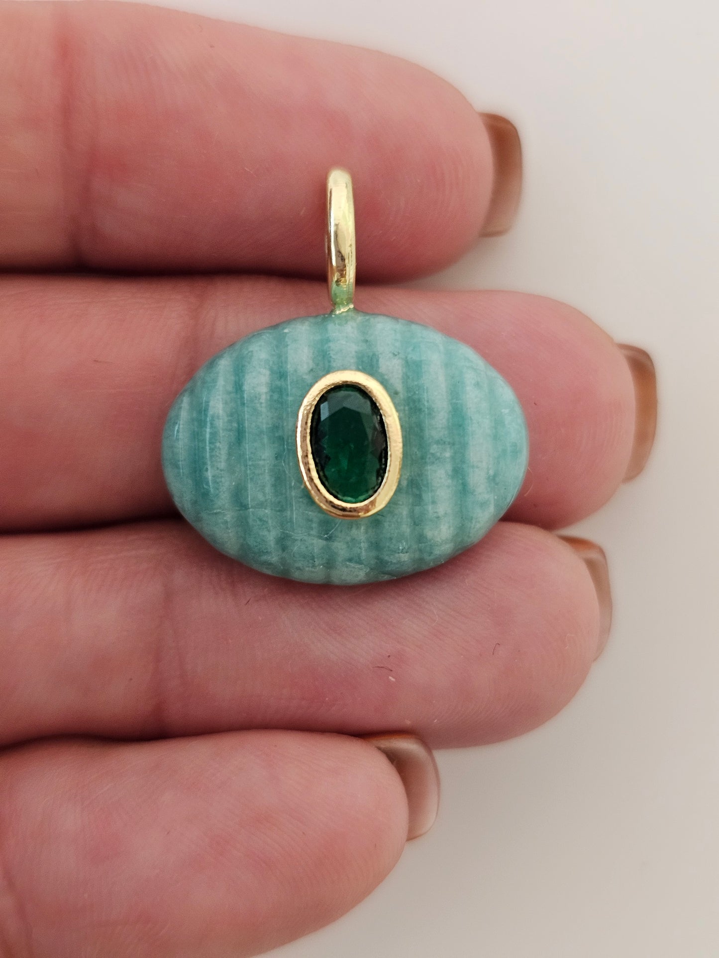 Texture Gem Pendant