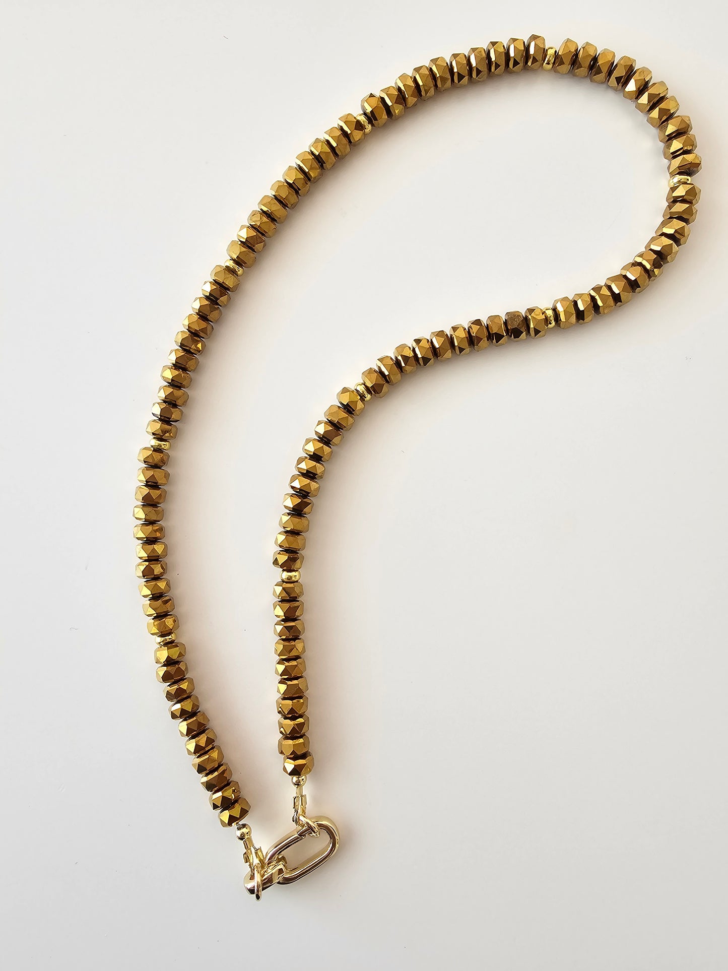 Crystal Golden Carabiner