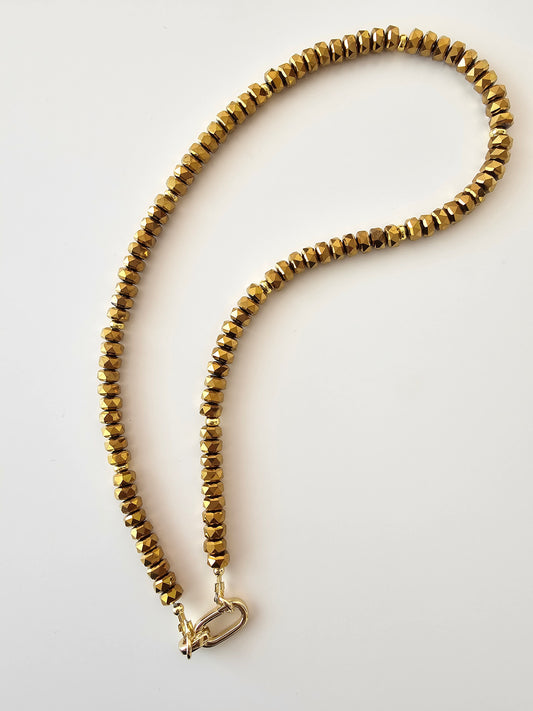 Crystal Golden Carabiner