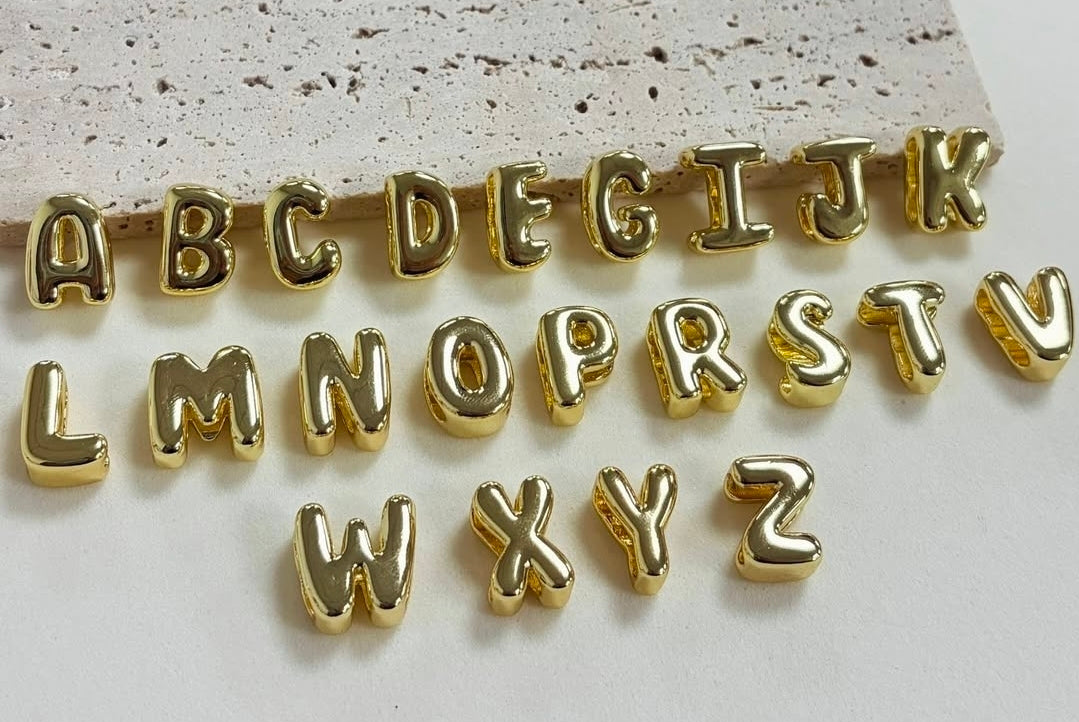 Small Bold Initial Bracelet.