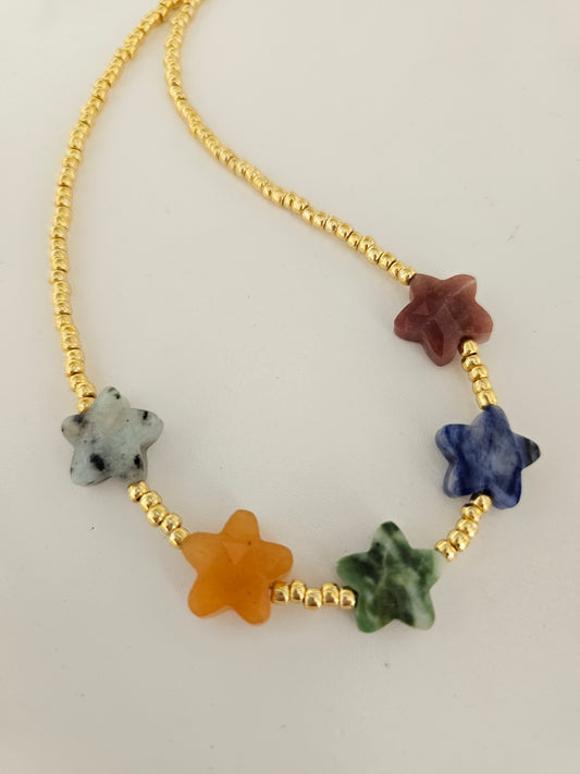 Gem Stars Necklace