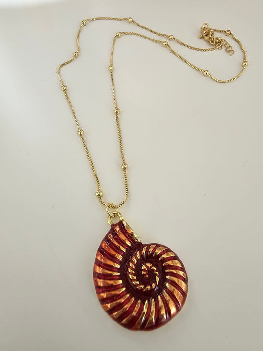 Red Nautilus Chain