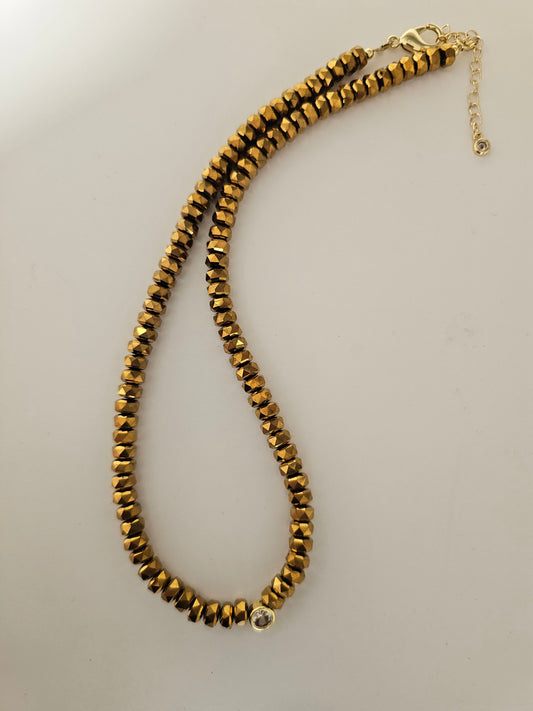 Crystal Golden zircon