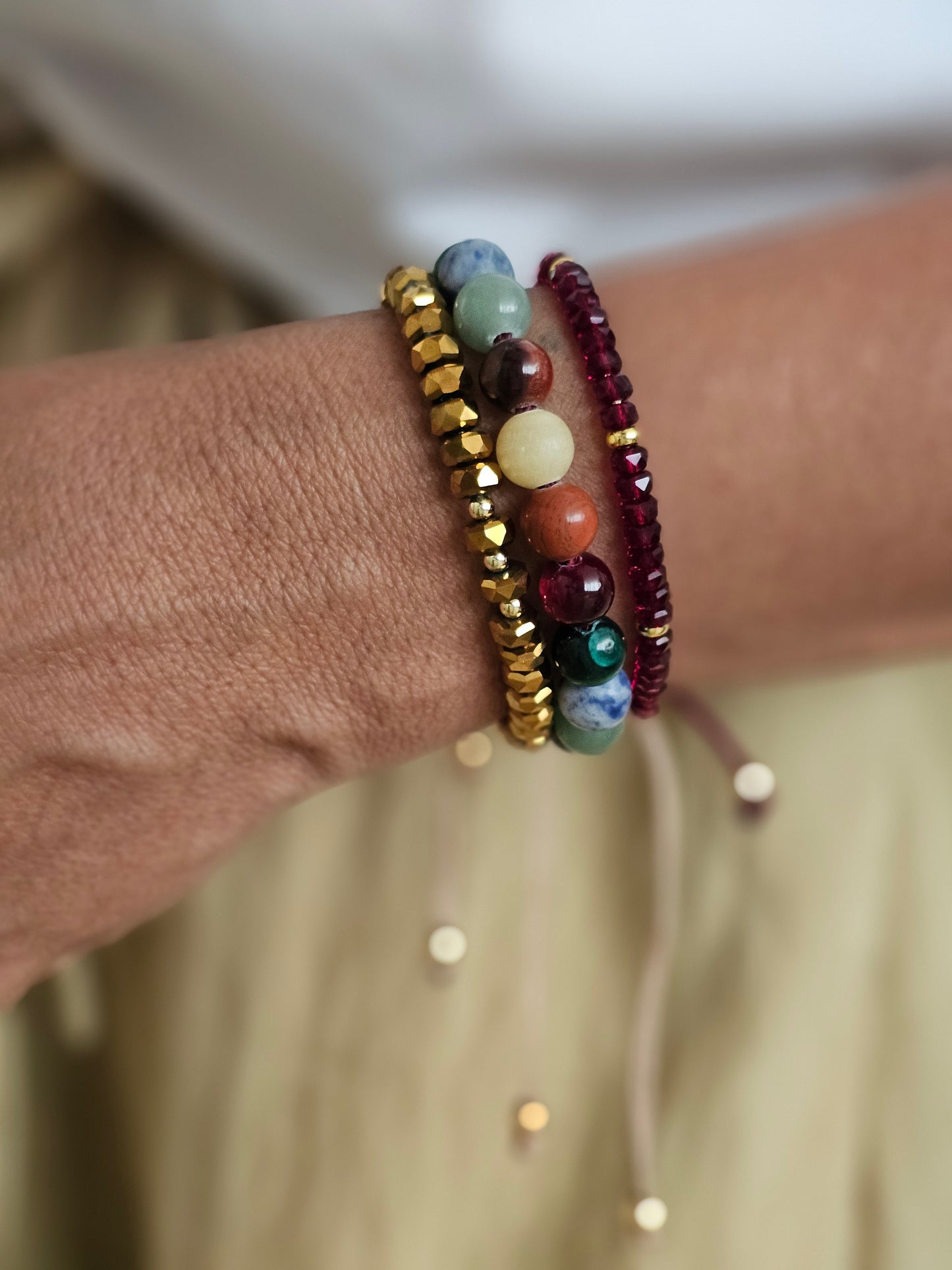 Crystal Golden Bracelet