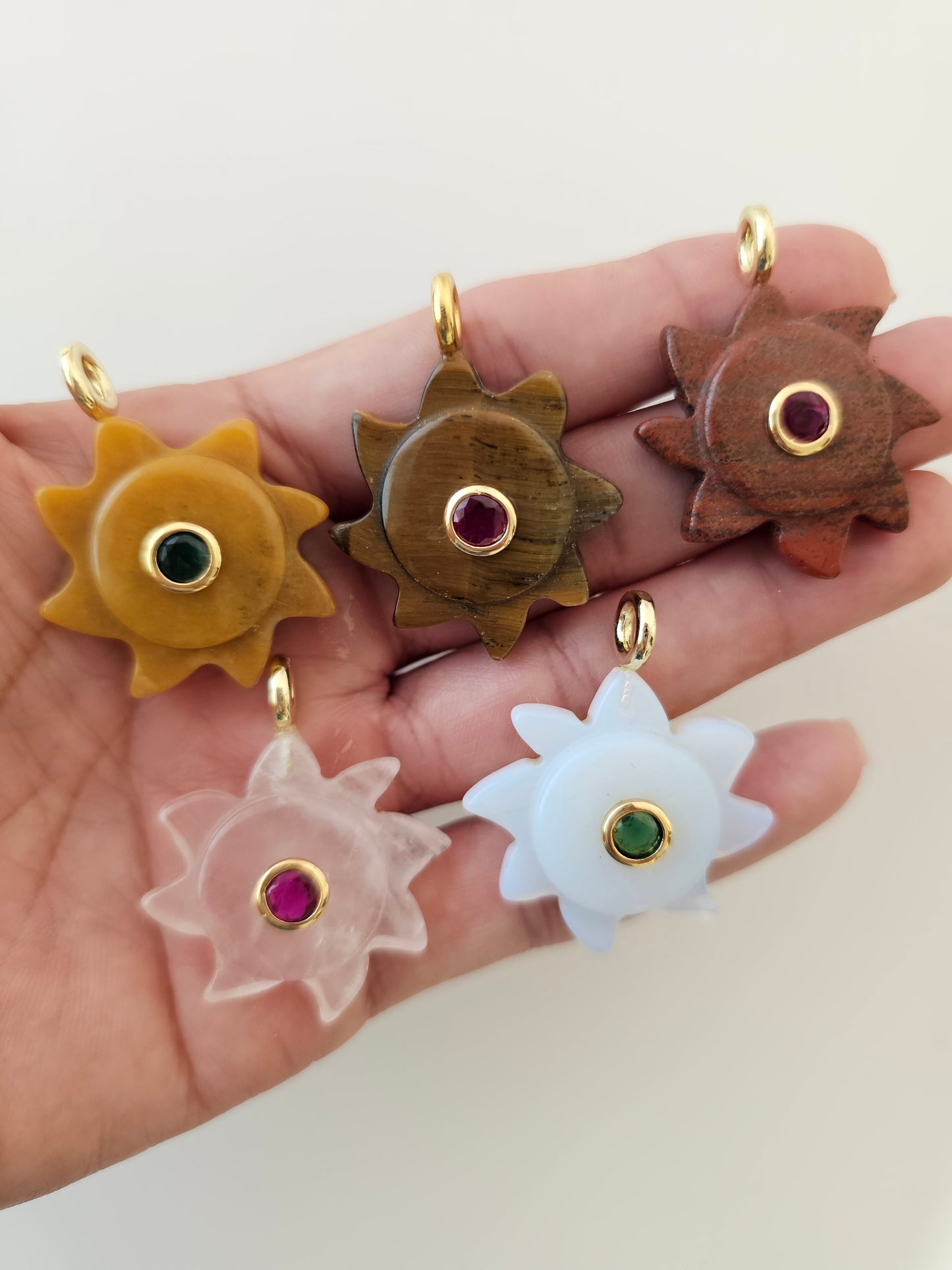 Gem Sun Pendant