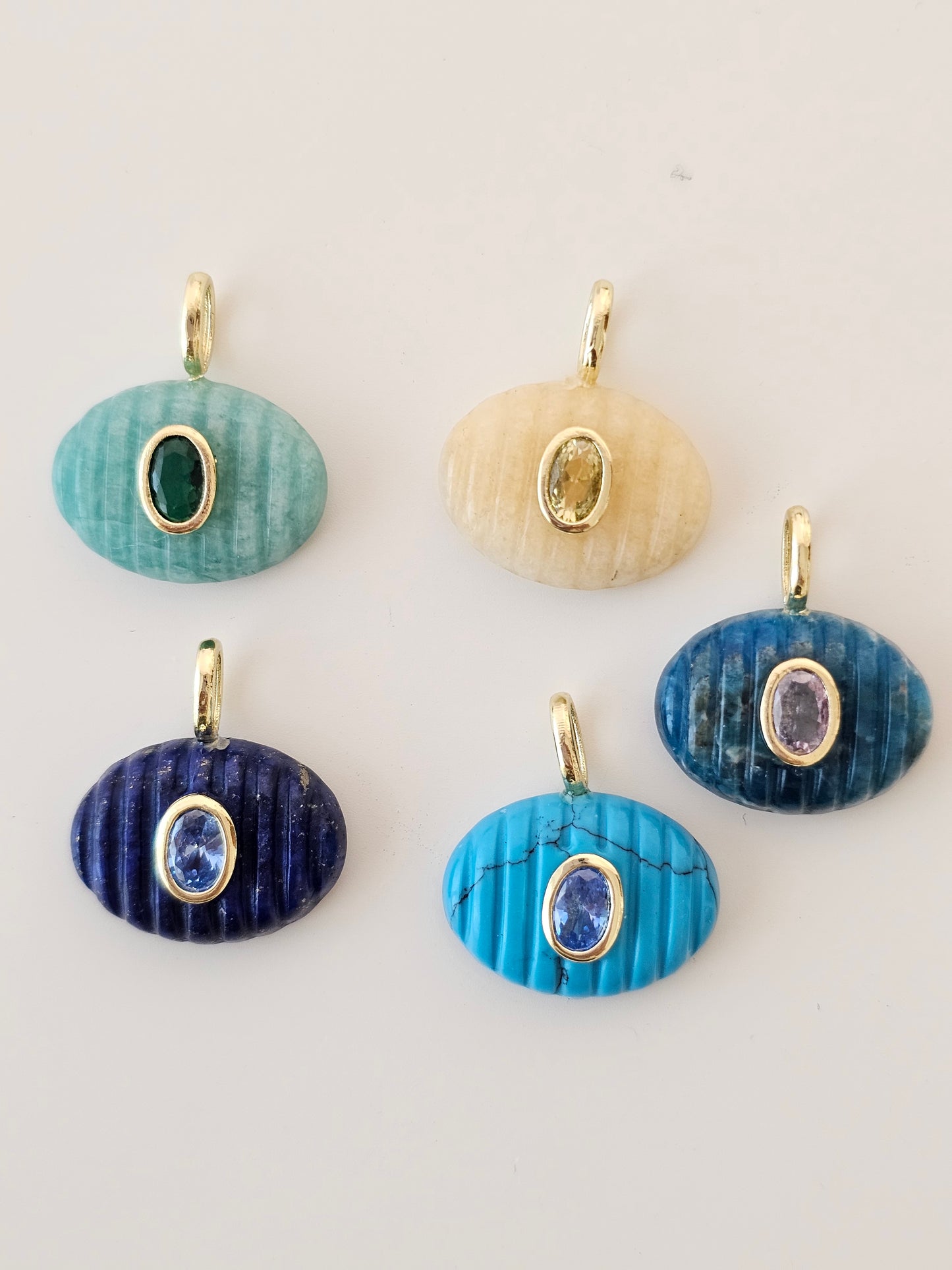 Texture Gem Pendant