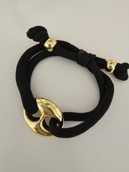 Mariner Black Cord Bracelet