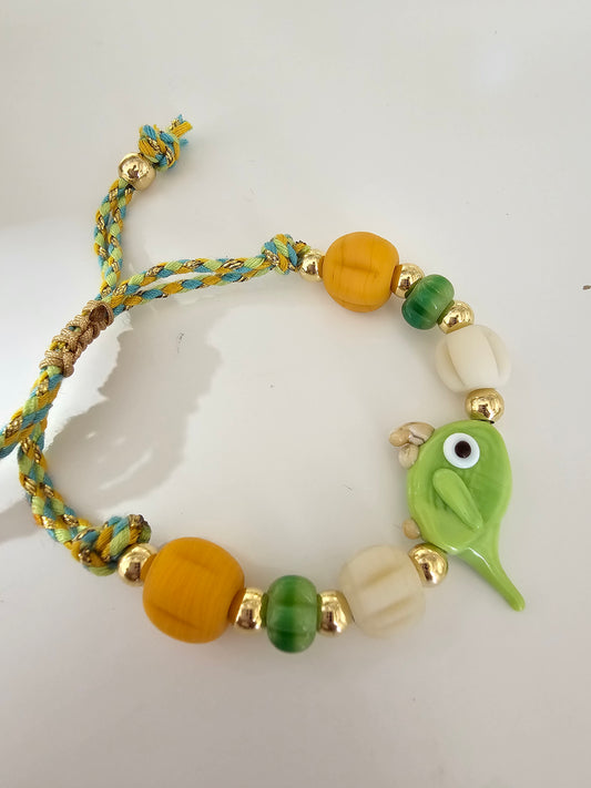 Rainforest Parrot Bracelet