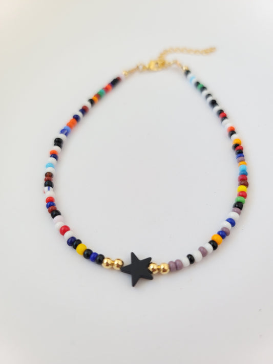 Black Star Anklet