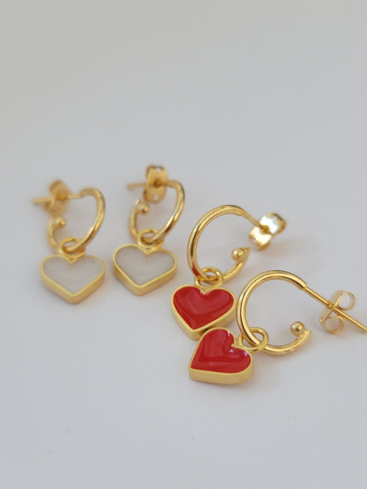 Mini Heart Earrings